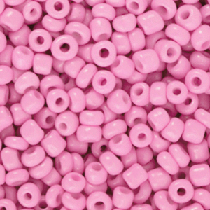 Glaskralen rocailles 3mm azalea pink