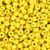 Glaskralen rocailles 3mm Cyber Yellow