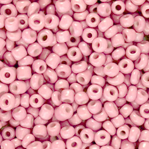 Glaskralen rocailles 3mm Posy pink