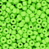 Glaskralen rocailles 3mm Neon Lime Green