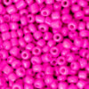 Glaskralen rocailles 3mm Neon Hot Pink