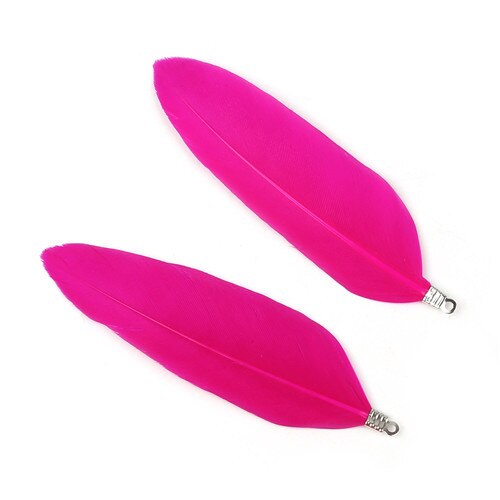 Leuke fuchsia veertjes