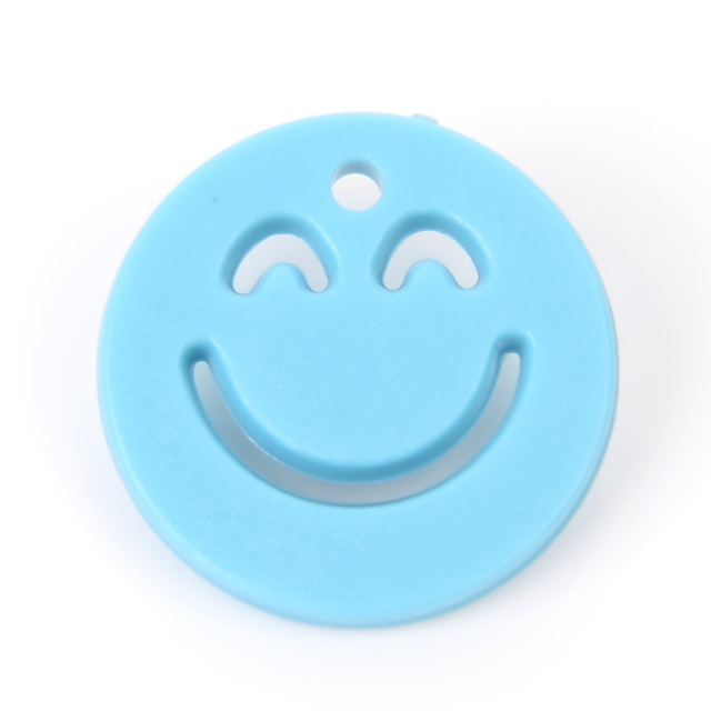 blauwe smiley