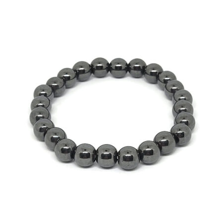 8mm armband Hematiet Dark