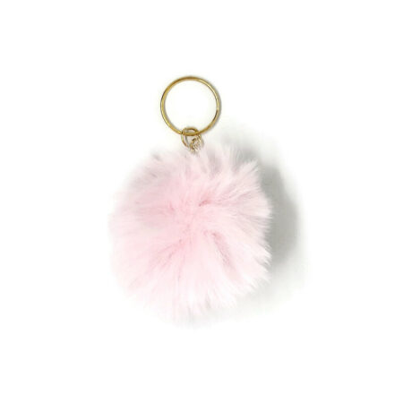 Baby roze Fluffy pompons