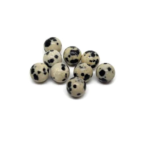 6mm Dalmatier Jaspis natuursteenkralen