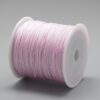 Nylon koord licht roze 0,8mm 5 meter