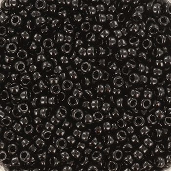 miyuki rocailles opaque black 401